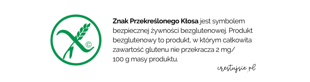 Dieta bezglutenowa, Przekreślony kłos